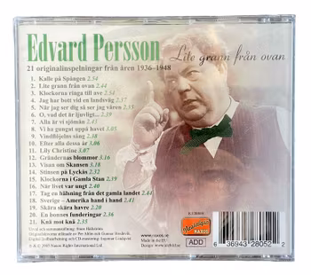 Edvard Persson – Lite Grann Från Ovan, Inplastad 2005 CD Ny