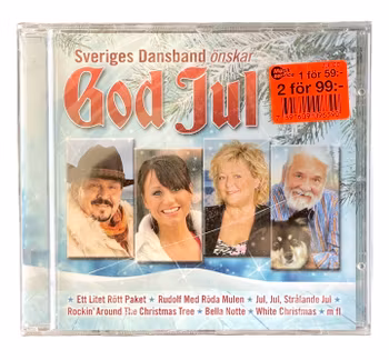 Sveriges Dansband Önskar God jul, Inplastad 2016 CD Ny
