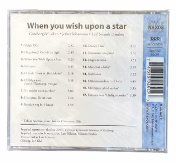 When You Wish Upon A Star - GöteborgsMusiken, Inplastad 2003 CD Ny