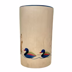 Gabriel Vas - Stengods Blå Ankor, Stämplad