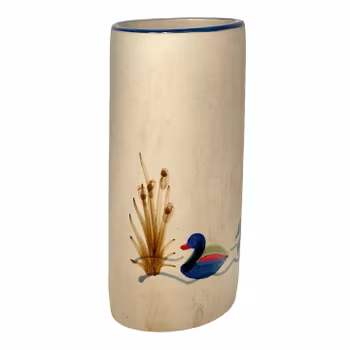 Gabriel Vas - Stengods Blå Ankor, Stämplad