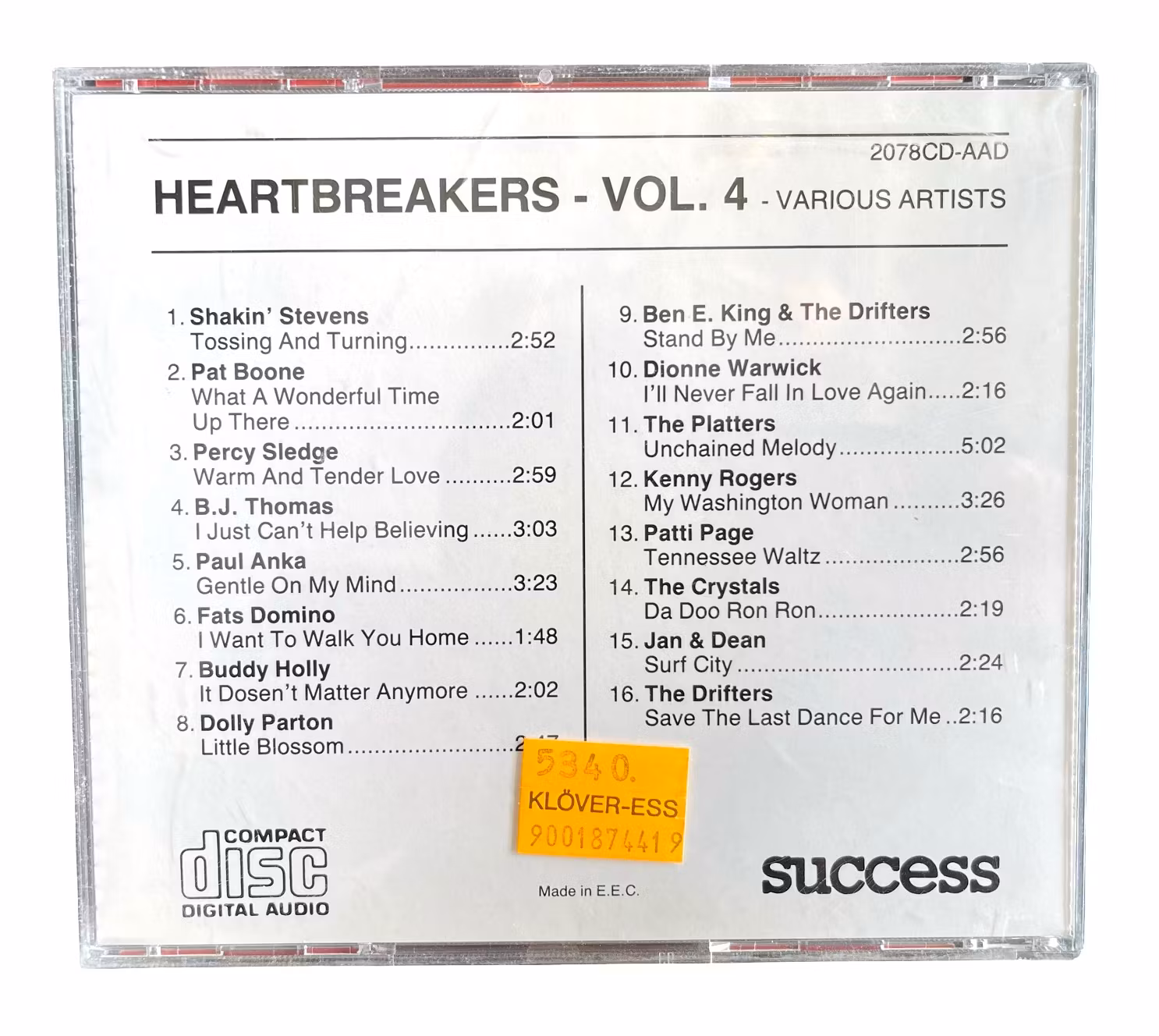 Hjerteknusere, bind 1-4, CD med forskellige kunstnere