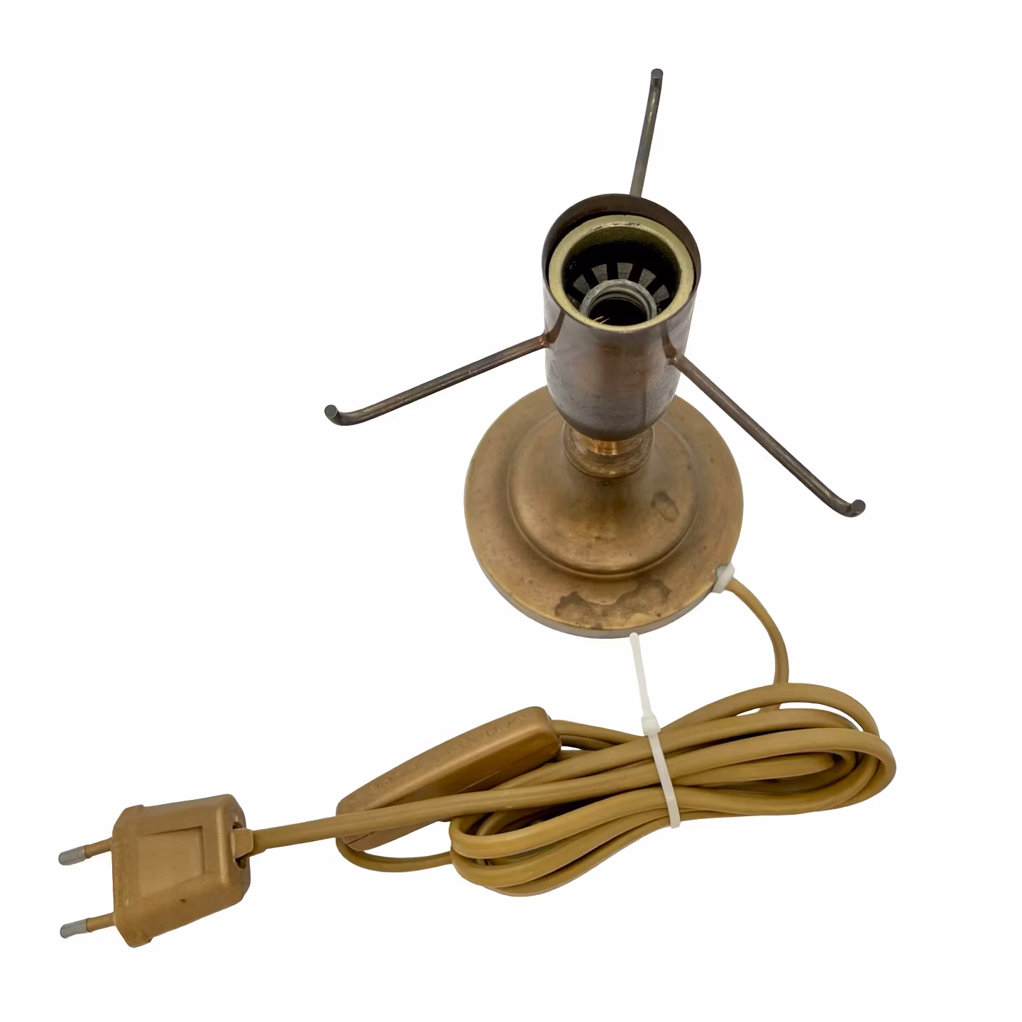 Lampa stołowa Lampy stołowe, pryzmaty kryształowe i brąz, lata 30. XX wieku.