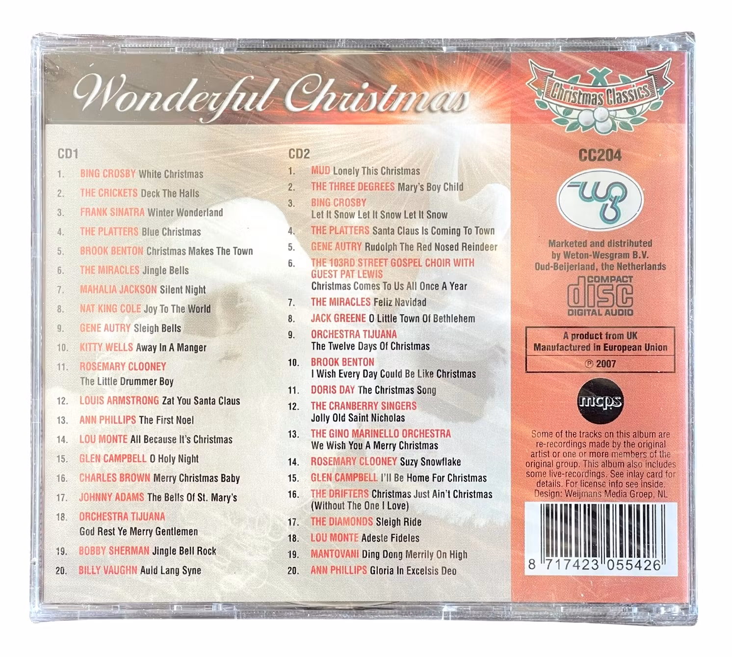 Wonderful Christmas, Wrapped 2007, 2 CD neu