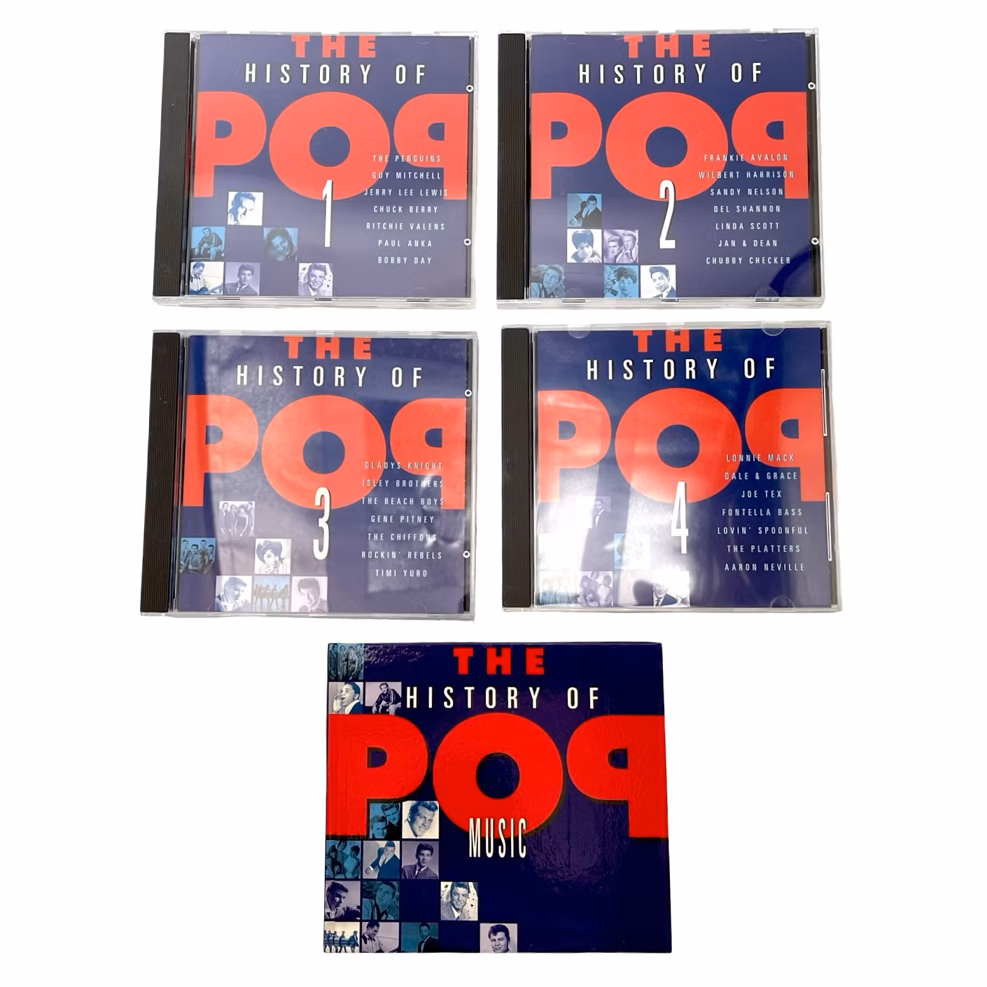 The History Of Pop Music - 4 x CD