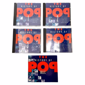 The History Of Pop Music - 4 x CD