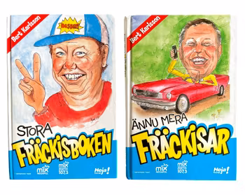 2 BÖCKER - Bert Karlsson, Stora Fräckisboken & Ännu mera Fräckisar