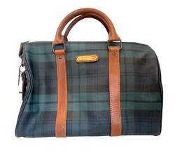 POLO RALPH LAUREN, Handtas in groen leer