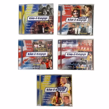 Tio i Topp, 5 CD-skivor