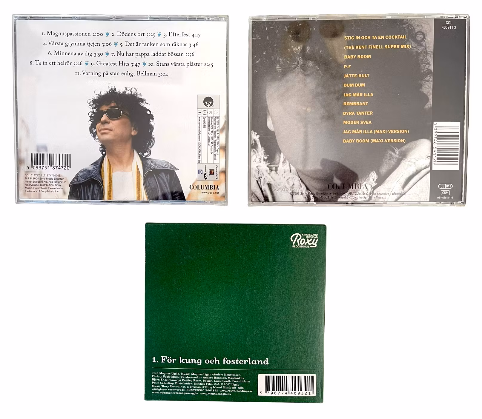 Magnus Uggla - 10 CD-skivor - Samling