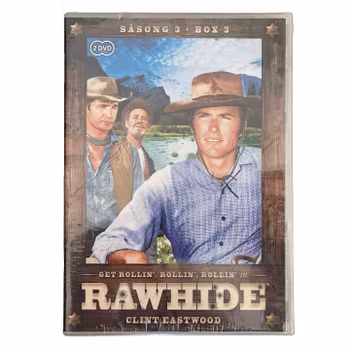 Rawhide - Säsong 3 Box 3, Inplastad 2 DVD Ny