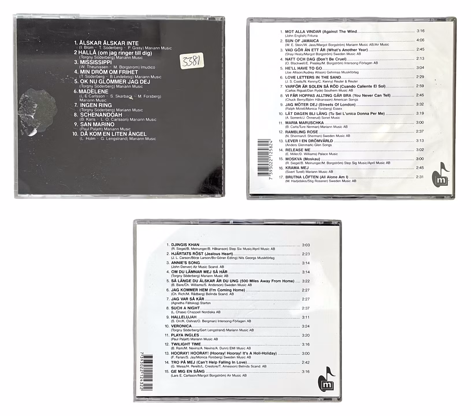 The Vikings – Hallelujah, Against All Winds, I Am Allowed, 3 CD - Collezione