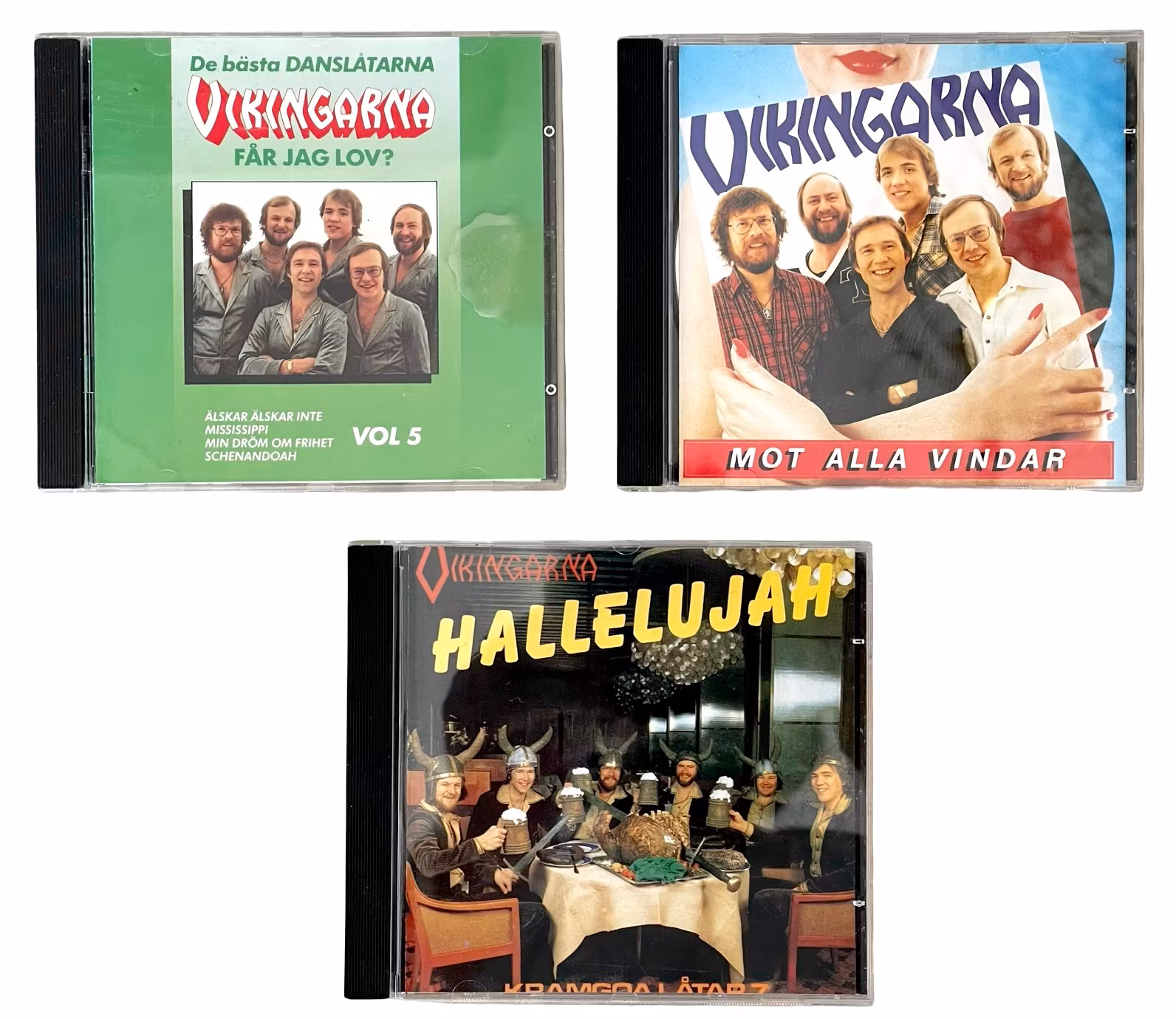 The Vikings – Hallelujah, Against All Winds, I Am Allowed, 3 CD - Collezione