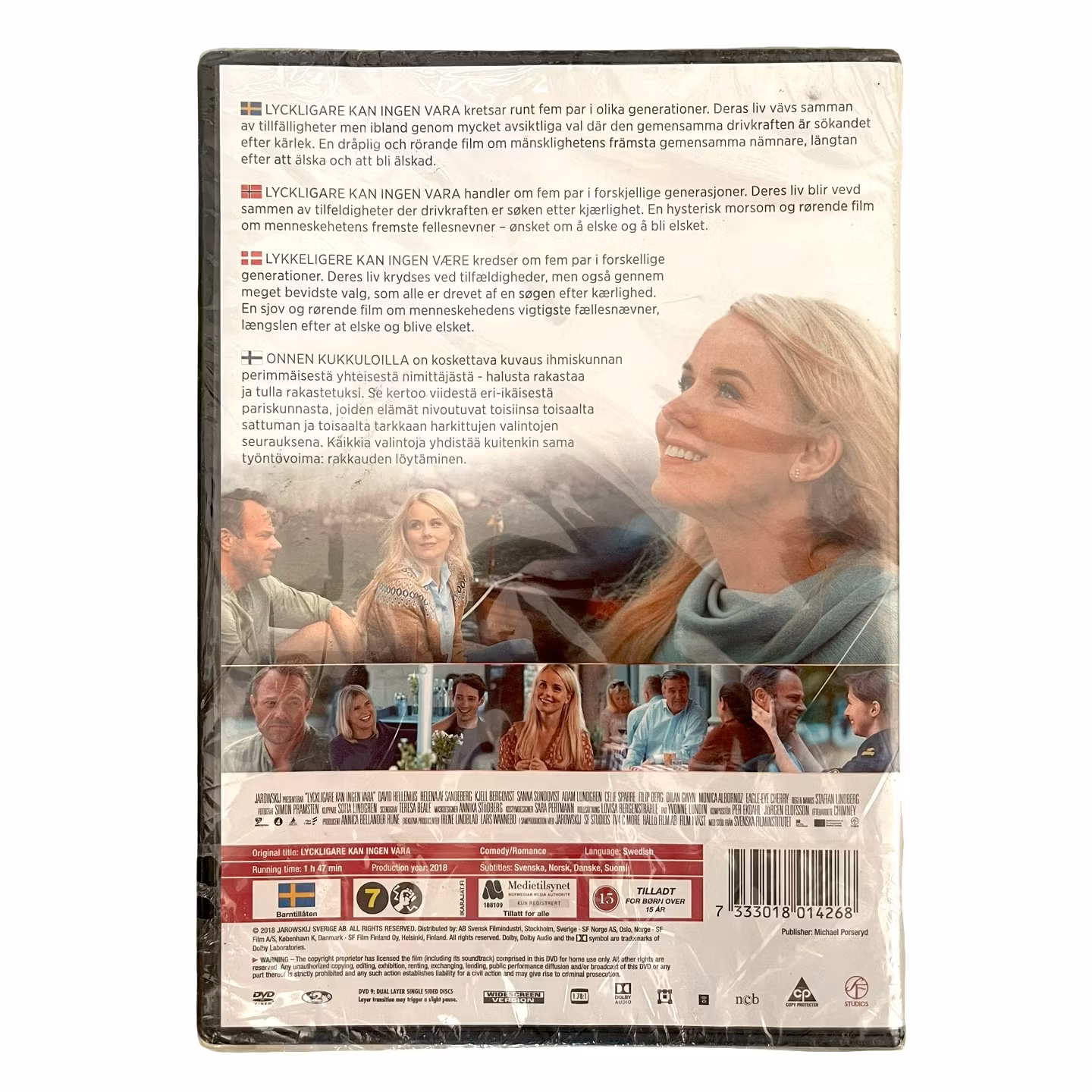 Nadie podría estar más feliz, DVD envuelto