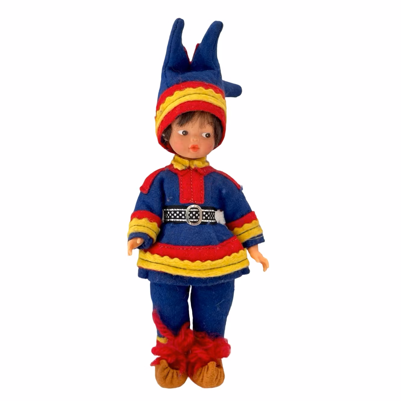 3 SAMEDOCKOR - Karesuando Hemslöjd, plast, kläder av tyg