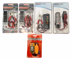 5 Stk. Batterie- & Lichtmaschinen- & Sicherungstester