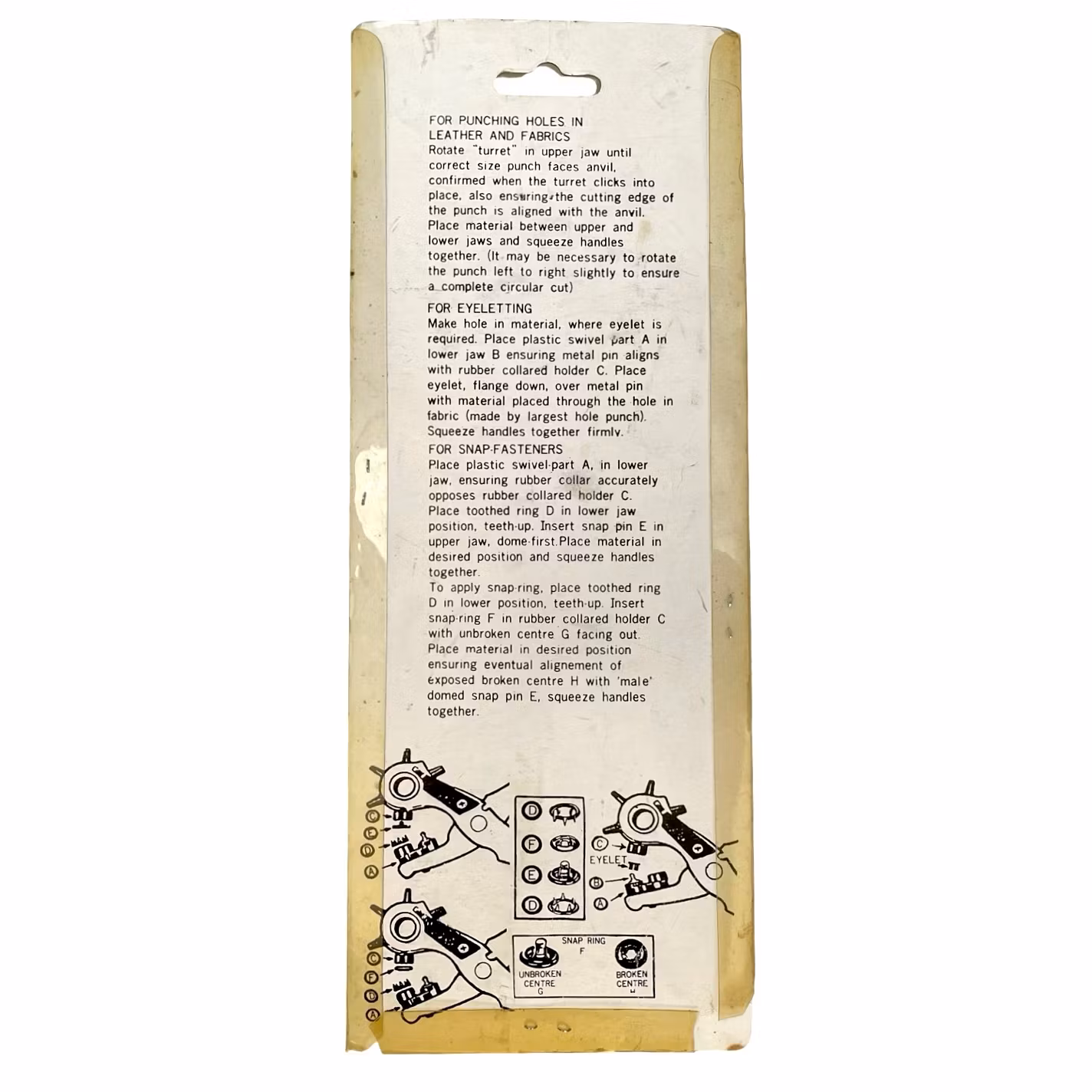 ETC Tools Håltång För papp, läder etc. Multifix 3 funktionstång