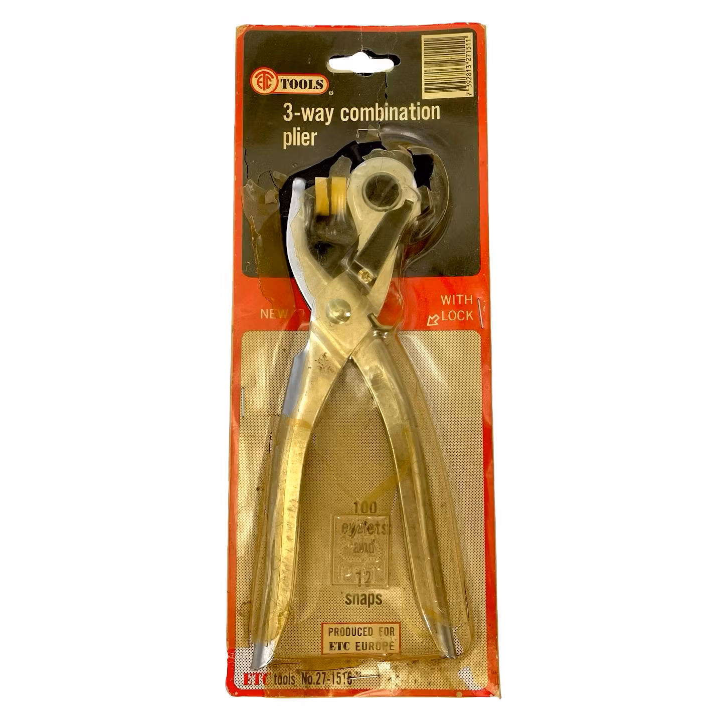 ETC Tools Håltång För papp, läder etc. Multifix 3 funktionstång