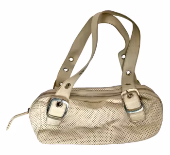 Vintage - Natural Beauty Basic - Handväska i kräm läder