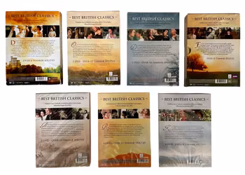 7 Boxar -  Best British Classics, Inplastad (30-disc) DVD NY