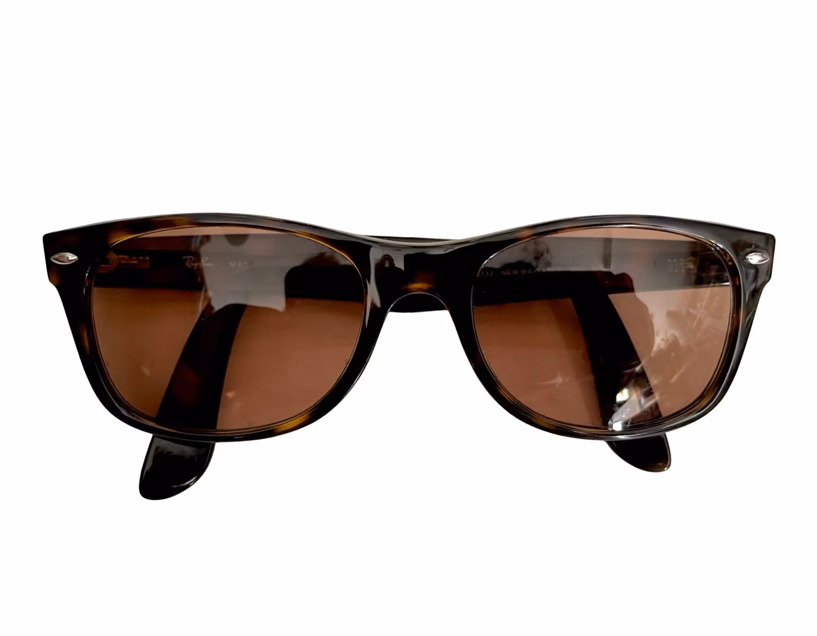 Ray-Ban RB 2132 New Wayfarer N3 Solglasögon med styrka och fodral