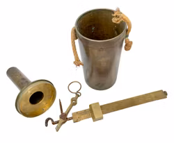 Antikke vekter, messing, FA Thiele, København