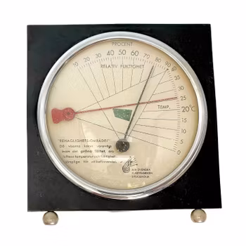 Hygrometer/Termometer A/B Svenska Fläktfabriken Stockholm