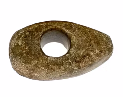 STENYXA, stenålder, Genomborrad sten
