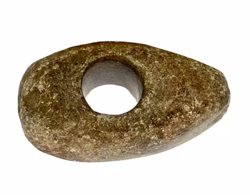 STENYXA, stenålder, Genomborrad sten