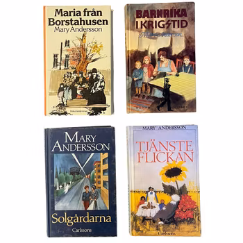 4 BÖCKER - Mary Andersson