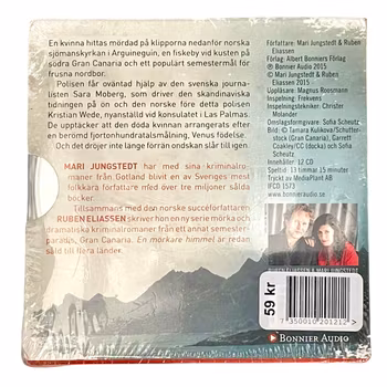 LJUDBOK - En mörkare himmel - Mari Jungstedt & Ruben Eliassen, Inplastad (12-disc) Ny