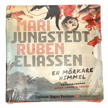 LJUDBOK - En mörkare himmel - Mari Jungstedt & Ruben Eliassen, Inplastad (12-disc) Ny