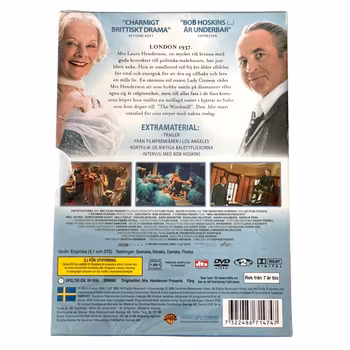 Mrs. Henderson presenterar, Inplastad DVD NY