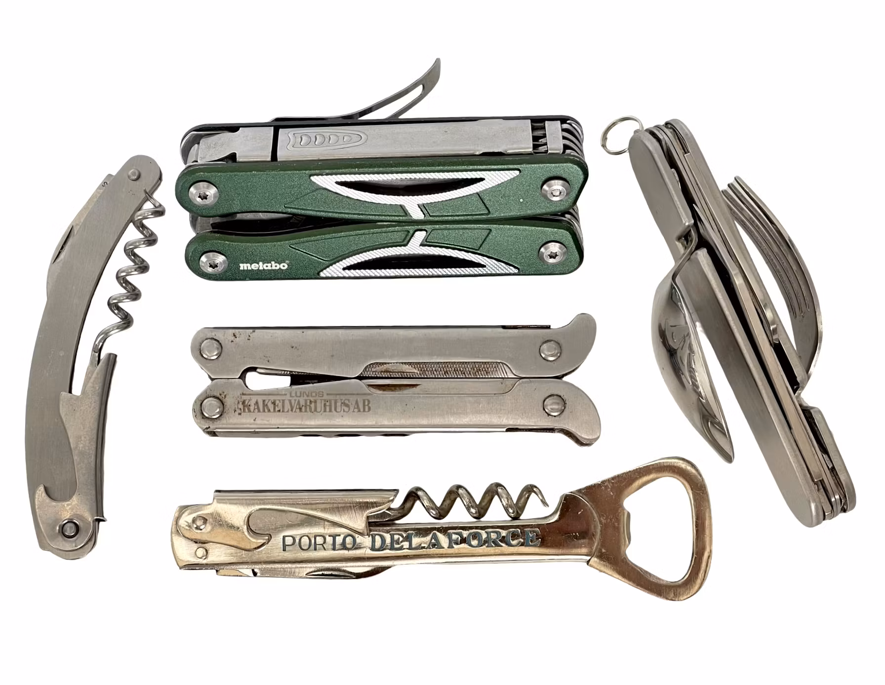 5 st. Knivar / Multiverktyg, bl. Metabo, Porto Delaforce .m.m.