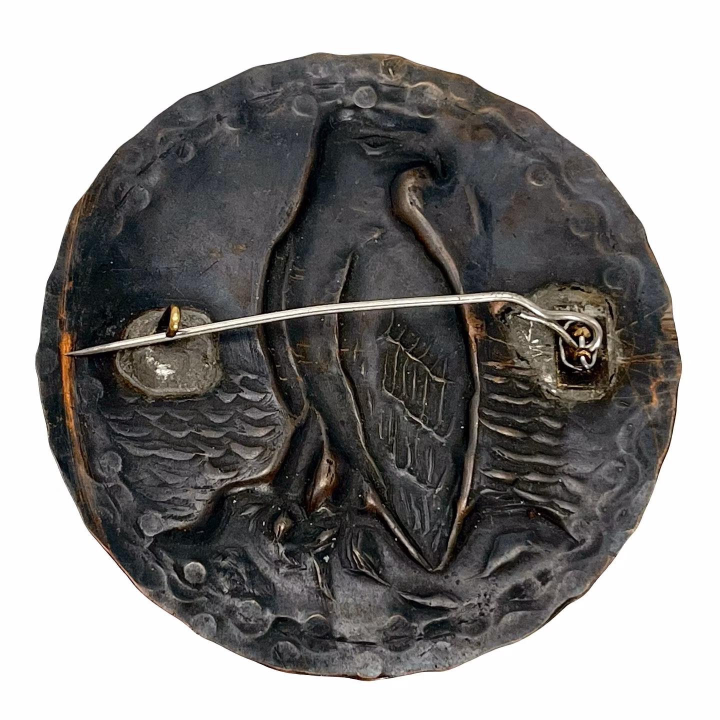 Antyczny rzadki medal/broszka, Orzeł