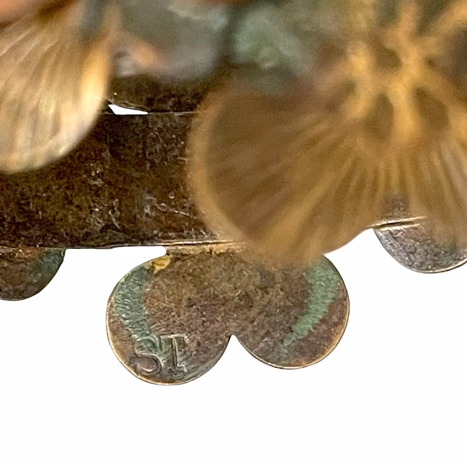 SEPPO TAMMINEN (Finlandia, 1944-2012) Biżuteria z brązu 4 sztuki.