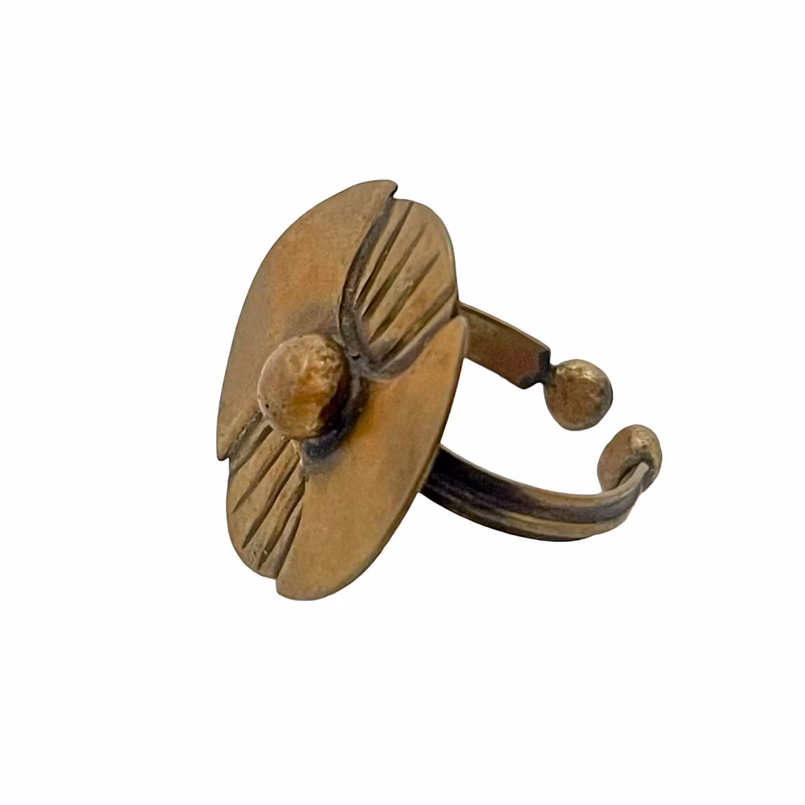 SEPPO TAMMINEN (Finlandia, 1944-2012) Biżuteria z brązu 4 sztuki.