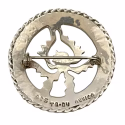 BROSZKA - Symbol Astik, srebro próby 925, Meksyk