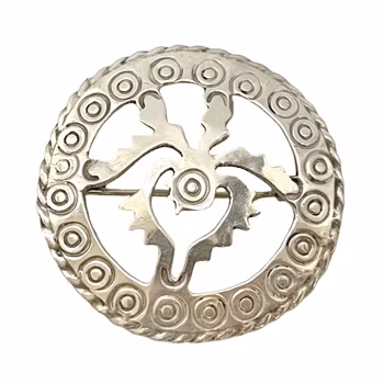 BROSCH - Astik symbol, Sterlingsilver 925, Mexiko