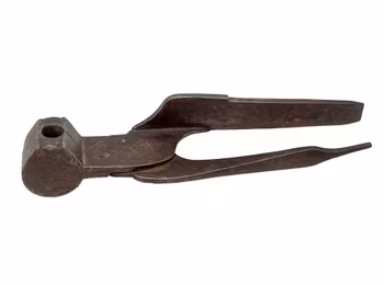 Antik KULTÅNG, smide, DNo 53 rund kula, 1700-tal