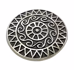 BROCHE - BK lund, Astik-symbol, Tin, Signeret