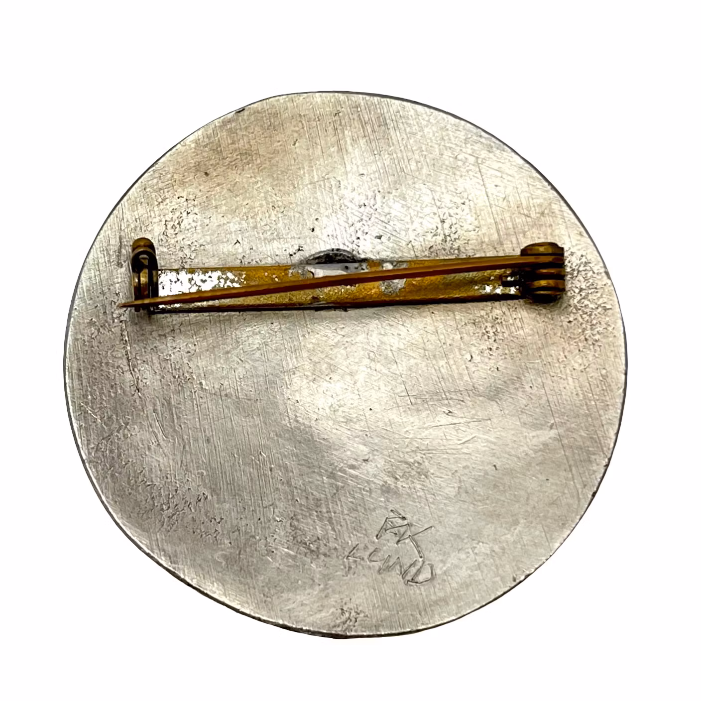 BROCHE - BK lund, Astik-symbol, Tin, Signeret