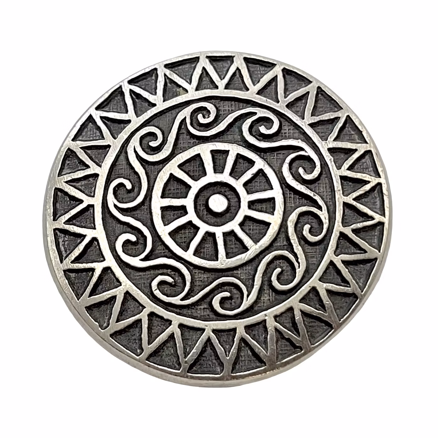 BROCHE - BK lund, Astik-symbol, Tin, Signeret