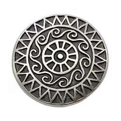 BROCHE - BK lund, Astik-symbol, Tin, Signeret