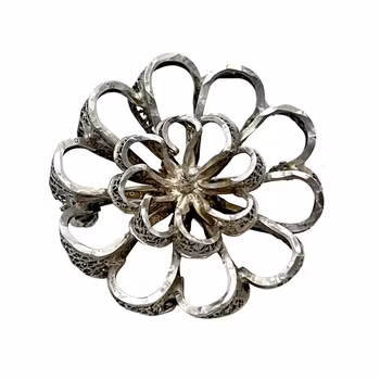 Vintage filigran BROSCH - Silver 835