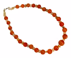 Vintage NECKLACE, Carnelian Agate