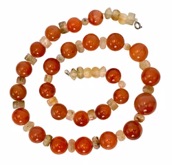 Vintage NECKLACE, Carnelian Agate
