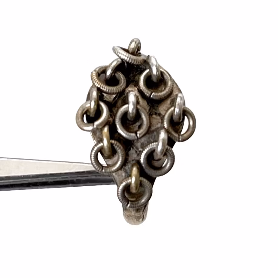 Retro GR Lindbäck silver RING Nederkalix, Sverige 1936