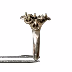 Retro GR Lindbäck silver RING Nederkalix, Sverige 1936