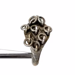 Retro GR Lindbäck silver RING Nederkalix, Sverige 1936